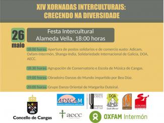  XIV Xornadas Interculturais: Crecendo na Diversidade. Festa Intercultural
