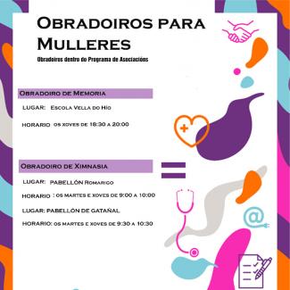 Obradoiros para mulleres