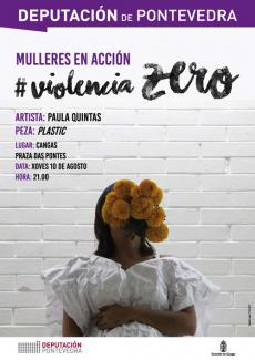 O proxecto artístico “Mulleres en Acción: Violencia Zero” chega a Cangas