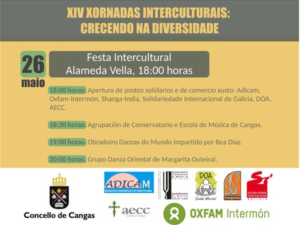  XIV Xornadas Interculturais: Crecendo na Diversidade. Festa Intercultural