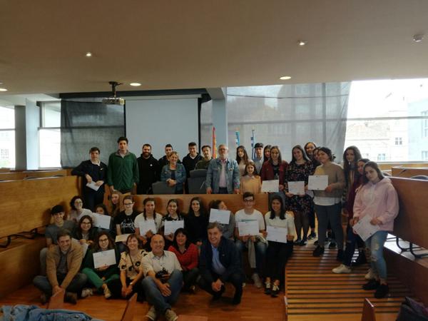 Entrega de diplomas do programa Correspondentes Xuvenís 3.0