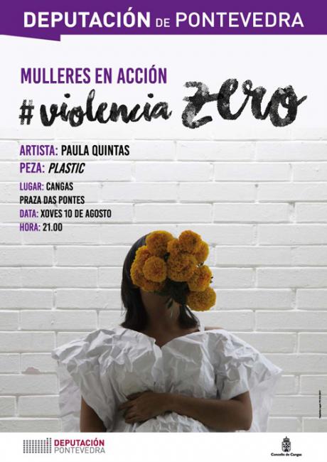 O proxecto artístico “Mulleres en Acción: Violencia Zero” chega a Cangas