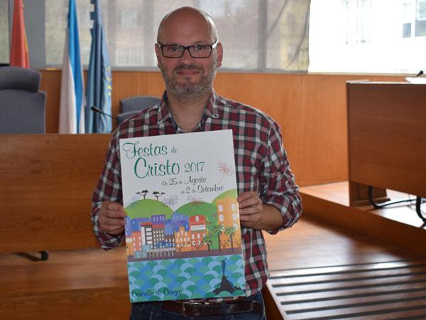 Cartel gañador para as Festas do Cristo 2017