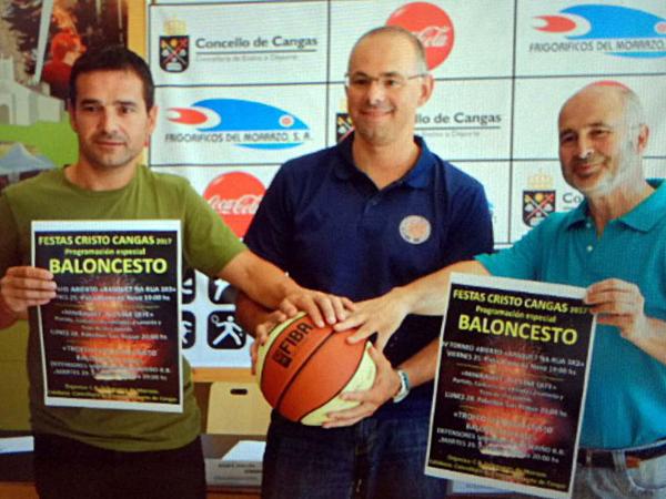 Presentación dos torneos de baloncesto das Festas do Cristo