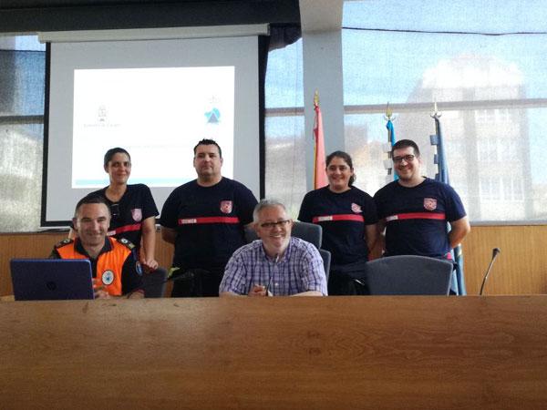 Presentación da guía de puntos de acceso, salvamento e evacuación das praias de Cangas