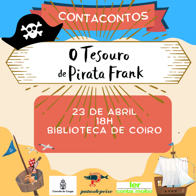 O Tesouro de Pirata Frank. Patasdepeixe Editora. Biblioteca de Coiro