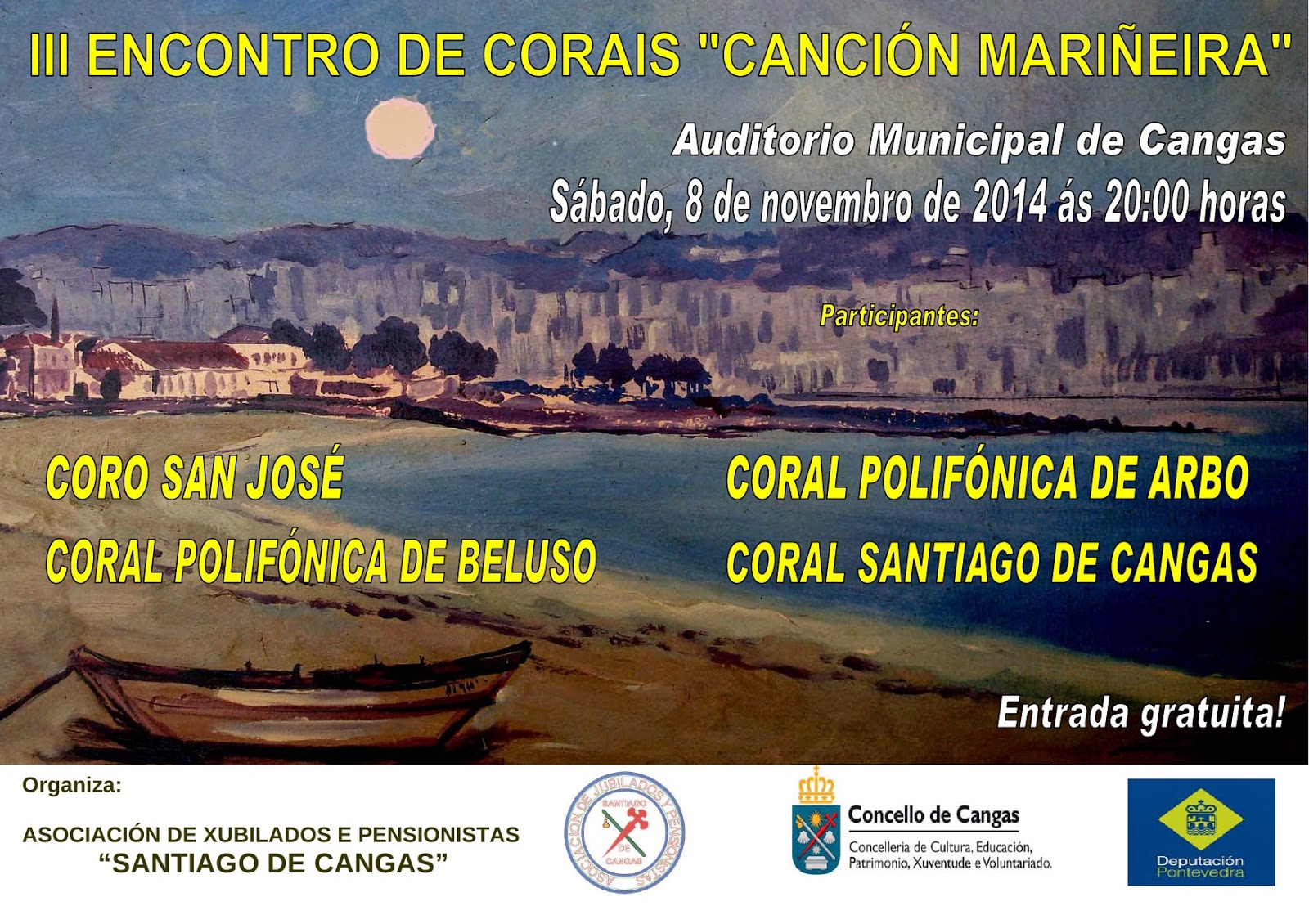 III ENCONTRO DE CORAIS. CANCIÓN MARIÑEIRA.