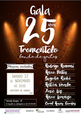 GALA 25 ANOS DE TROMENTELO banda de gaitas