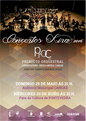 CONCERTO DO PROXECTO ORQUESTRAL  CONSERVATORIO – ESCOLA MÚSICA CANGAS