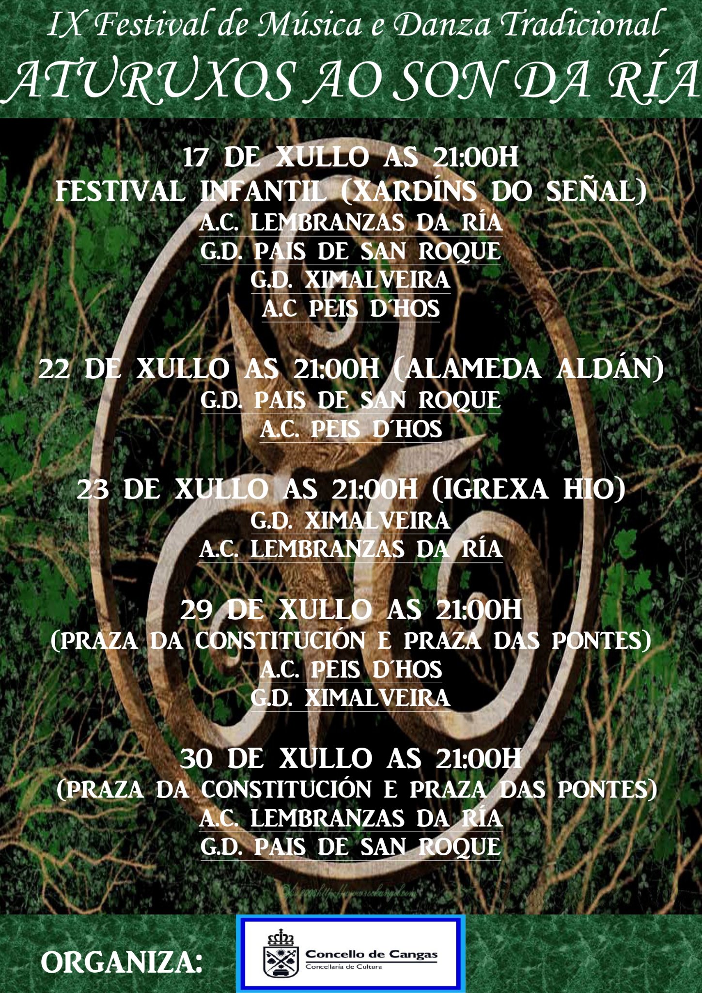 IX Festival de Música e Danza Tradicional. ATURUXOS AO SON DA RÍA