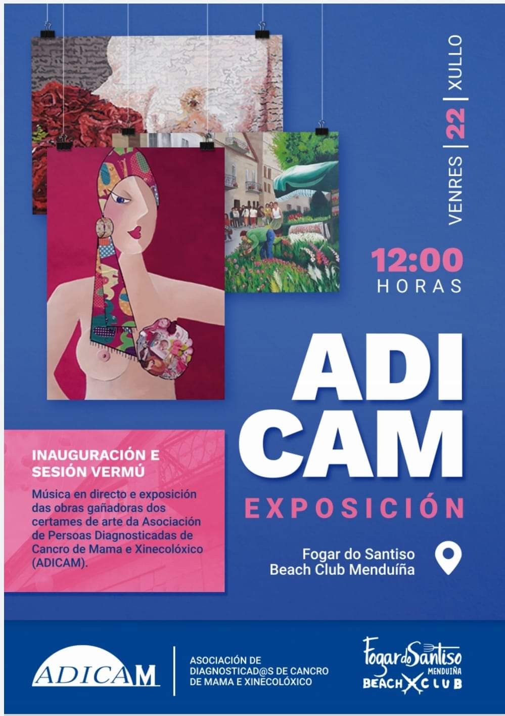 Exposición itinerante de Pintura de Adicam.