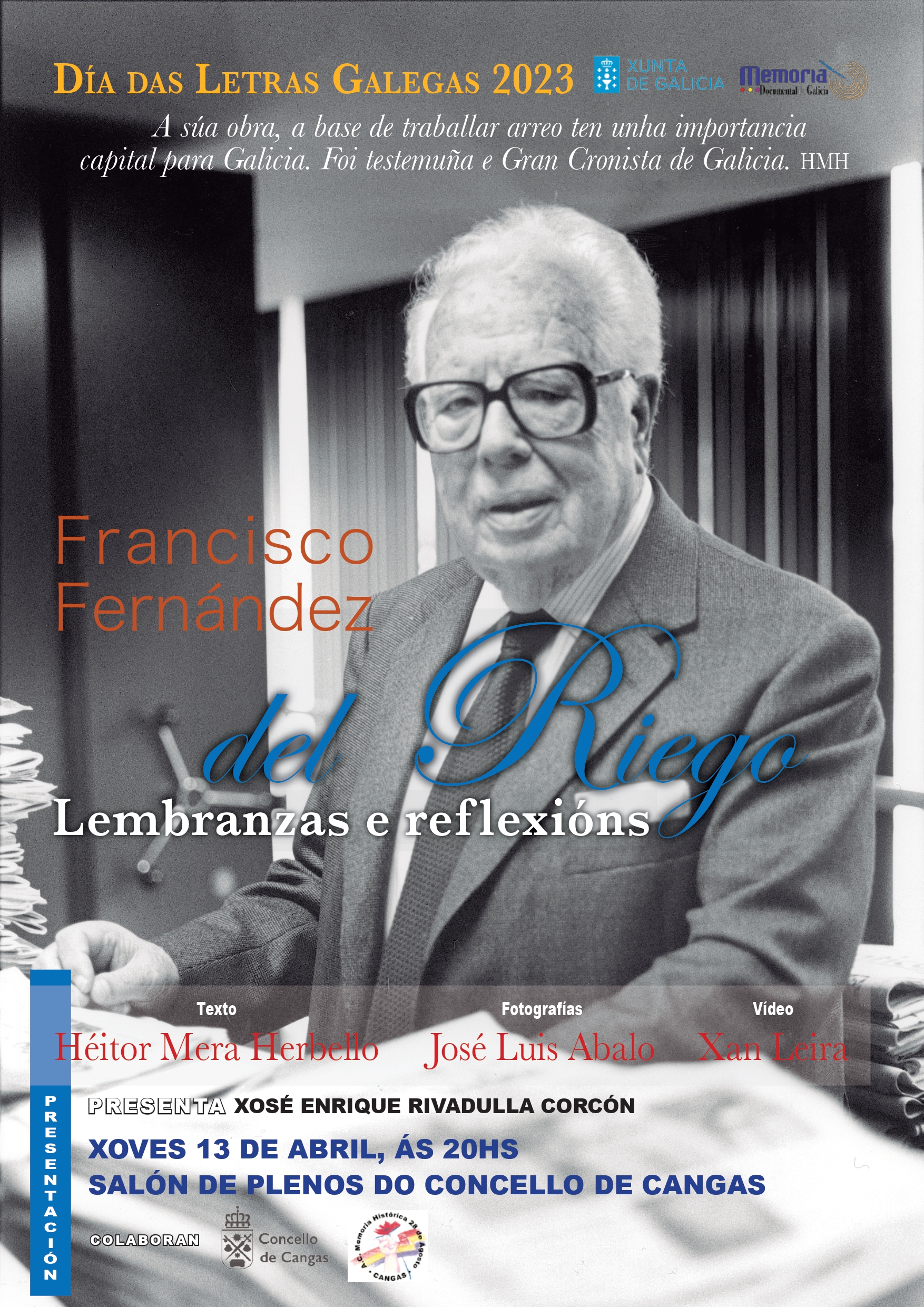 Cartel Lembranzas e Reflexións