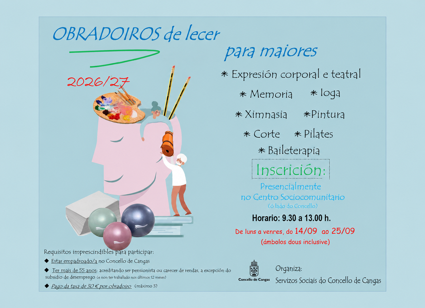 Cartel Obradoiros de Lecer