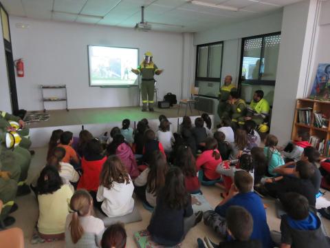Actividades que estamos a realizar co alumnado da especialidade de "Operacións de vixilancia e extinción de incendios forestais"