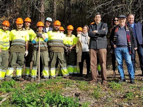 Visita aos traballos do Obradoiro de Emprego Forestal Granxa da Rúa VIII