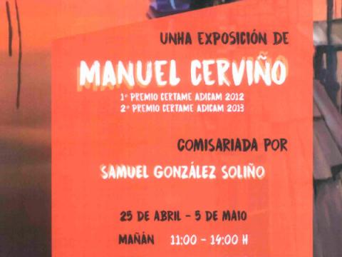  Inauguración da Exposición de Manuel Cerviño “Evolución” 