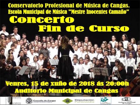  Conservatorio Profesional de Música de Cangas. Concerto fin de curso