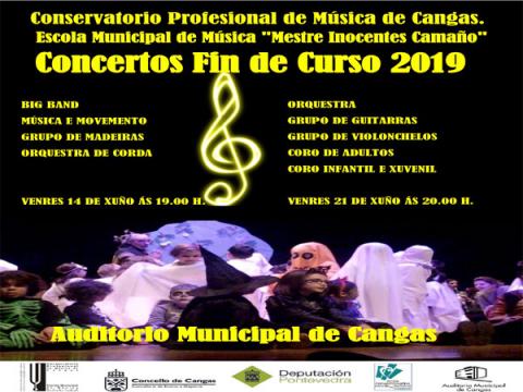 Escola Municipal de Música. Concertos fin de curso 2019