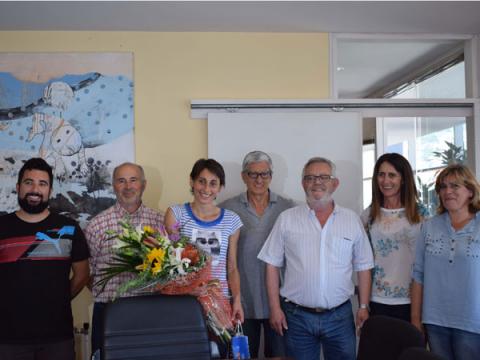 Acto de recepción e despedida a Solange Pereira