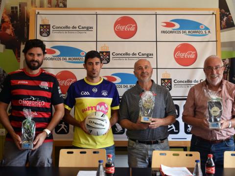 Presentación do torneo de exhibición “Fútbol Gaélico”