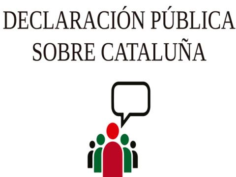 Declaración pública sobre o que está ocorrendo en Cataluña
