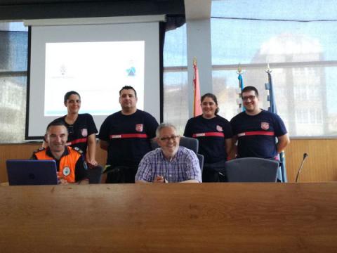 Presentación da guía de puntos de acceso, salvamento e evacuación das praias de Cangas