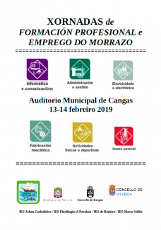 Cartel Xornadas de formación profesional e emprego do Morrazo
