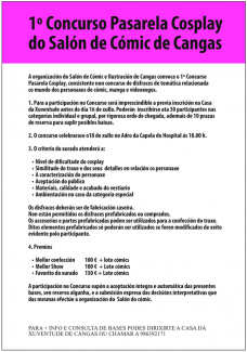 Concurso Pasarela Cosplay do Salón do Cómic e Ilustración de Cangas