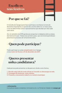 Cartel informativo Escolle os teus festivos