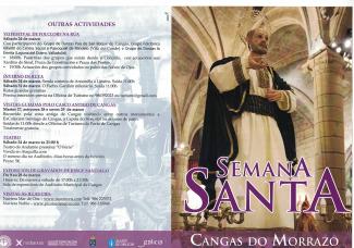 Programa de actividades para Semana Santa