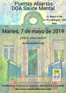 Cartel Portas Abertas. Doa Saúde Mental