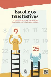 Cartel Escolle os teus festivos