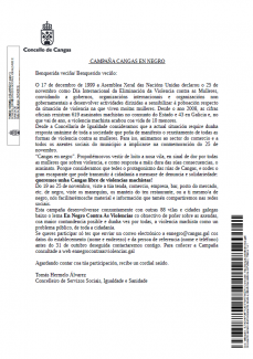 Carta Cangas en negro