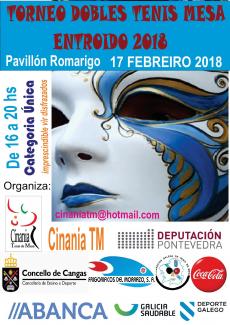 Cartel  Torneo de Dobres de Tenis de Mesa