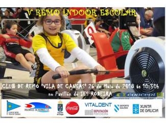 Cartel V Campionato Escolar de Remo Indoor