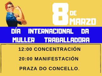 Cartel Día Internacional das Mulleres 2019