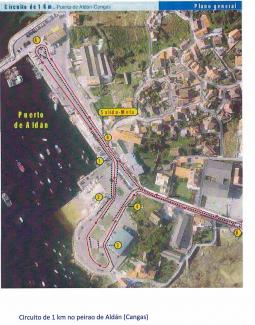 Circuito do campionato de Galicia de Marcha en Ruta