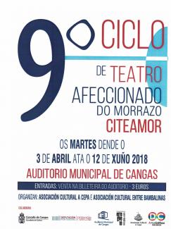 Cartel Ciclo de Teatro Afeccionado do Morrazo (Citeamor)