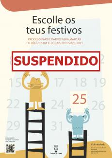 Consulta elección dos festivos suspendida