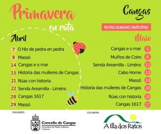 Cartel programa Primavera en Ruta