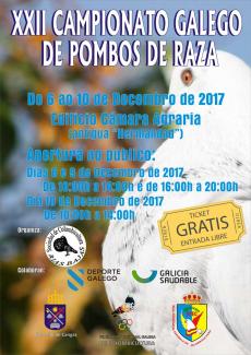 Presentación do XXII Campionato Galego de Pombas de Raza