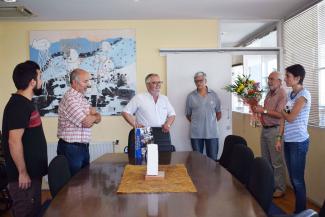 Acto de recepción e despedida a Solange Pereira