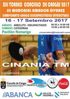 XIII Torneo Concello de Cangas de Tenis de Mesa