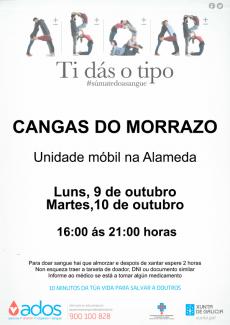 O Concello de Cangas únese á campaña de doazón de sangue