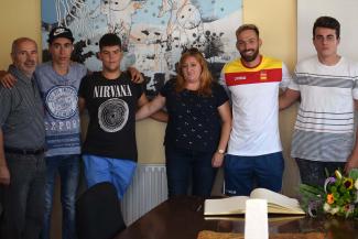 Benvida e recepción a Alejandro Casal