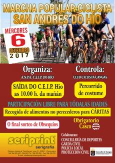 Máis de 200 persoas participarán na Marcha Popular Ciclista San Andrés do Hío