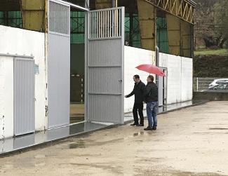 Obras en el Pabellón del CEIP de Castrillón