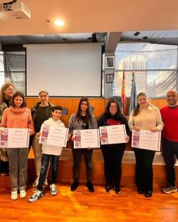 Entrega premios cartas de amor