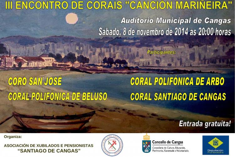 III ENCONTRO DE CORAIS. CANCIÓN MARIÑEIRA.